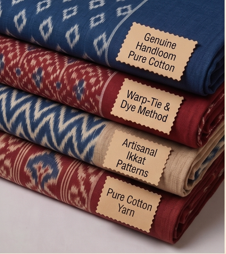 Double Ikkat Cotton