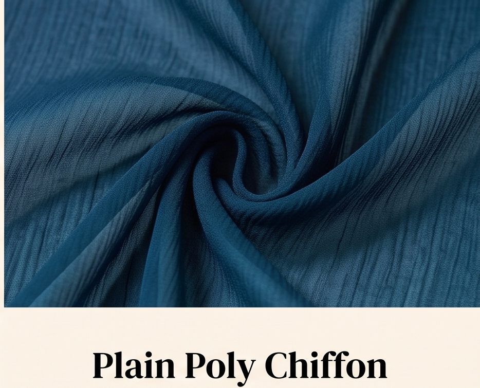 Plain Poly Chiffon