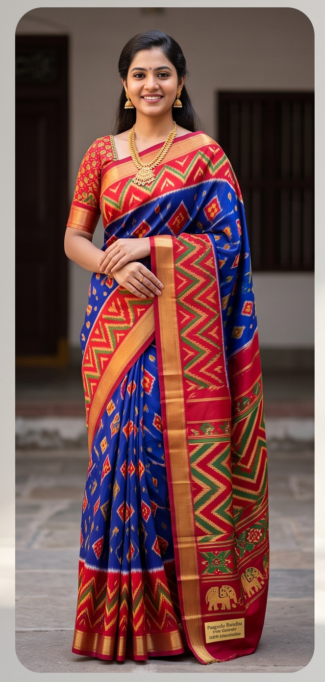 Pochampally full Silk Saree