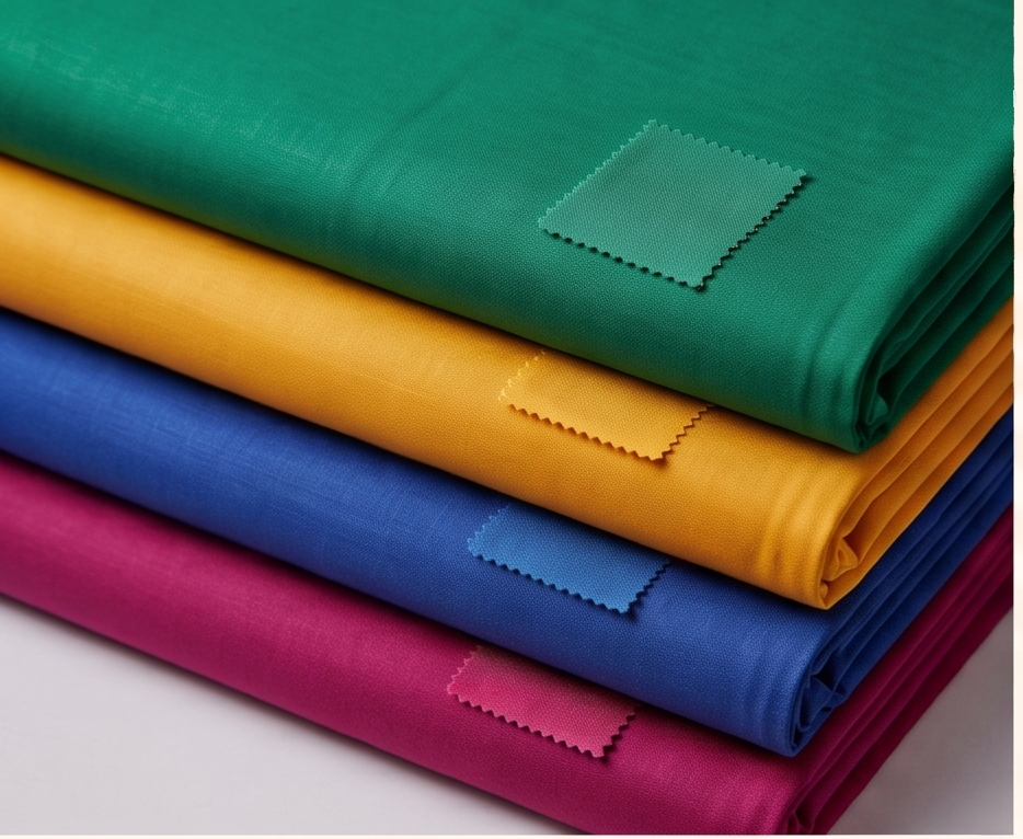 Solid color cotton fabric